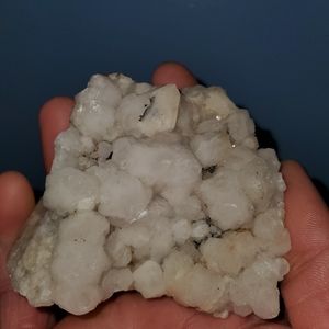 Milky quartz crystal
